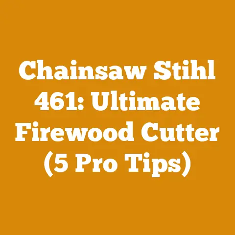 Chainsaw Stihl 461: Ultimate Firewood Cutter (5 Pro Tips)