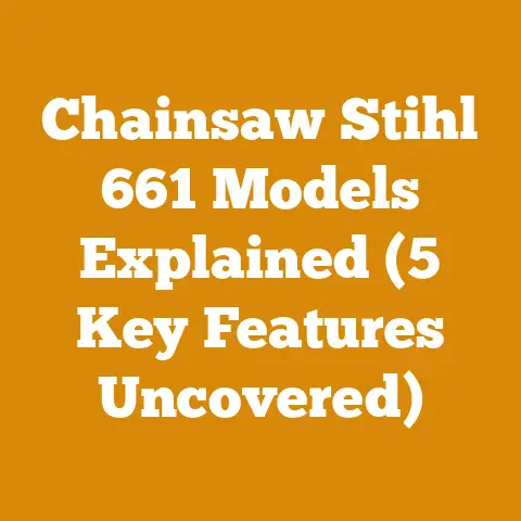 Chainsaw Stihl 661 Models Explained (5 Key Features Uncovered)