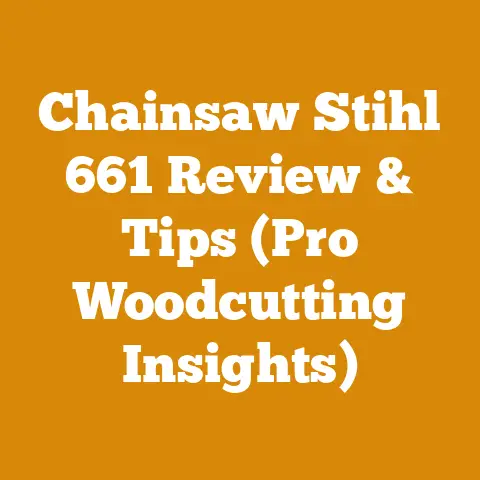 Chainsaw Stihl 661 Review & Tips (Pro Woodcutting Insights)