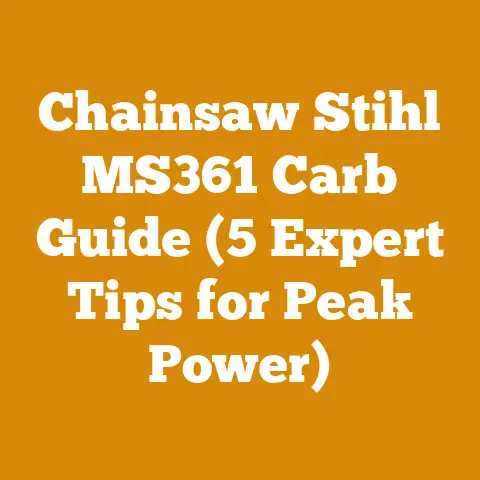 Chainsaw Stihl MS361 Carb Guide (5 Expert Tips for Peak Power)