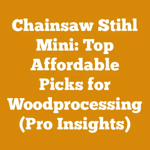 Chainsaw Stihl Mini: Top Affordable Picks for Woodprocessing (Pro Insights)