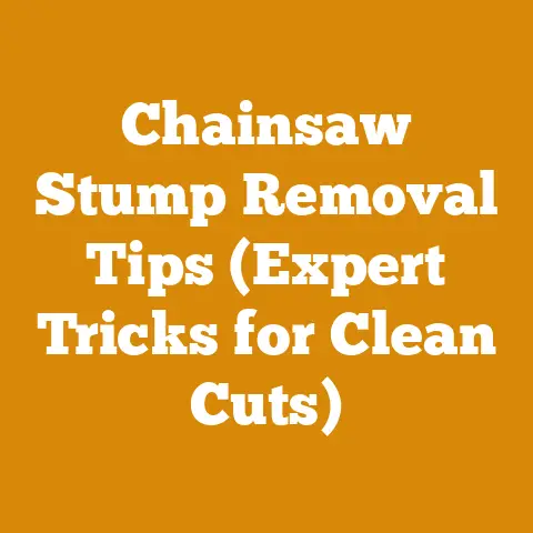 Chainsaw Stump Removal Tips (Expert Tricks for Clean Cuts)