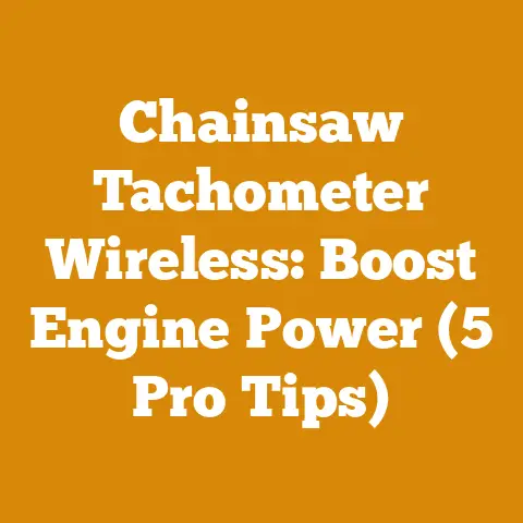 Chainsaw Tachometer Wireless: Boost Engine Power (5 Pro Tips)