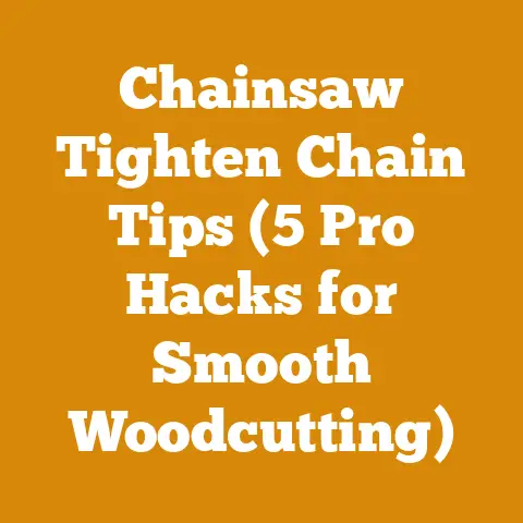 Chainsaw Tighten Chain Tips (5 Pro Hacks for Smooth Woodcutting)