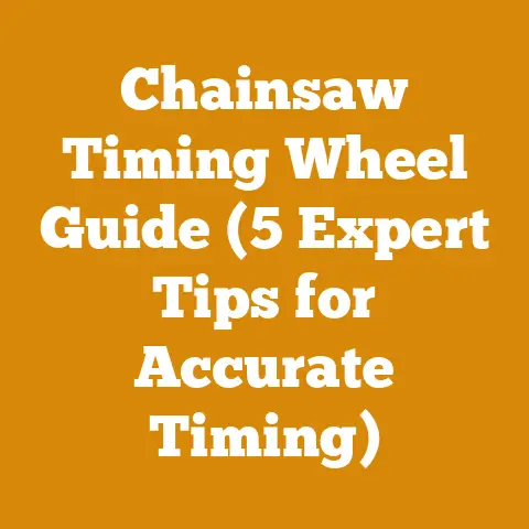 Chainsaw Timing Wheel Guide (5 Expert Tips for Accurate Timing)