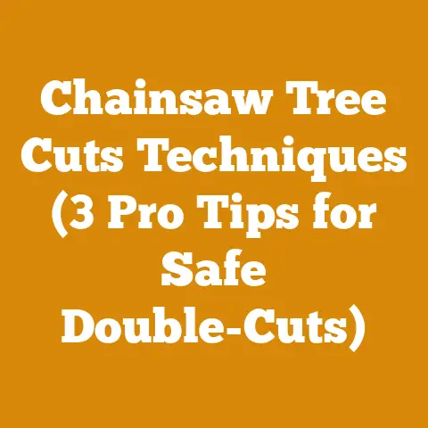 Chainsaw Tree Cuts Techniques (3 Pro Tips for Safe Double-Cuts)