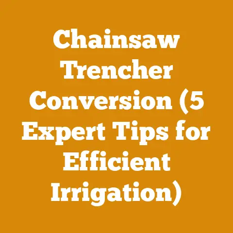 Chainsaw Trencher Conversion (5 Expert Tips for Efficient Irrigation)