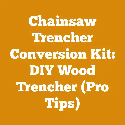 Chainsaw Trencher Conversion Kit: DIY Wood Trencher (Pro Tips)