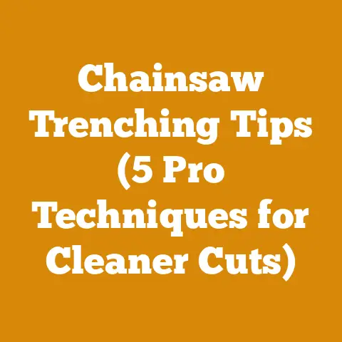 Chainsaw Trenching Tips (5 Pro Techniques for Cleaner Cuts)