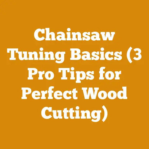 Chainsaw Tuning Basics (3 Pro Tips for Perfect Wood Cutting)