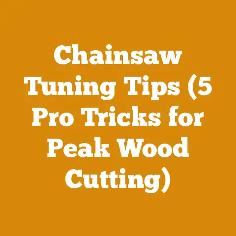 Chainsaw Tuning Tips (5 Pro Tricks for Peak Wood Cutting)
