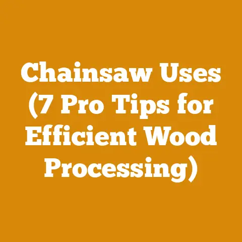 Chainsaw Uses (7 Pro Tips for Efficient Wood Processing)