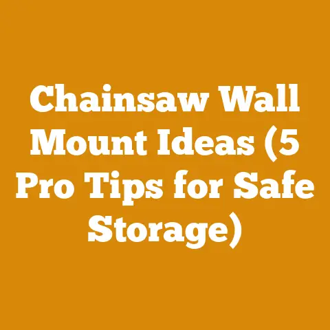 Chainsaw Wall Mount Ideas (5 Pro Tips for Safe Storage)