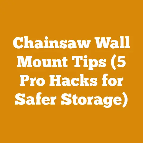 Chainsaw Wall Mount Tips (5 Pro Hacks for Safer Storage)