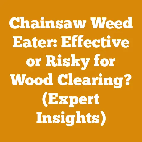 Chainsaw Weed Eater: Effective or Risky for Wood Clearing? (Expert Insights)