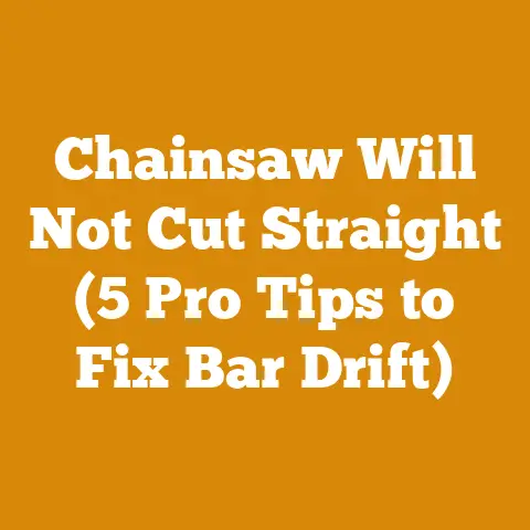 Chainsaw Will Not Cut Straight (5 Pro Tips to Fix Bar Drift)