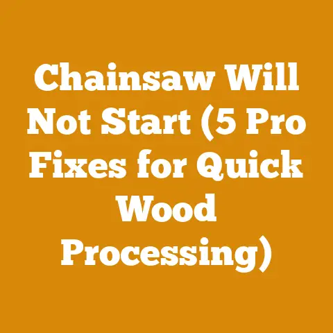 Chainsaw Will Not Start (5 Pro Fixes for Quick Wood Processing)