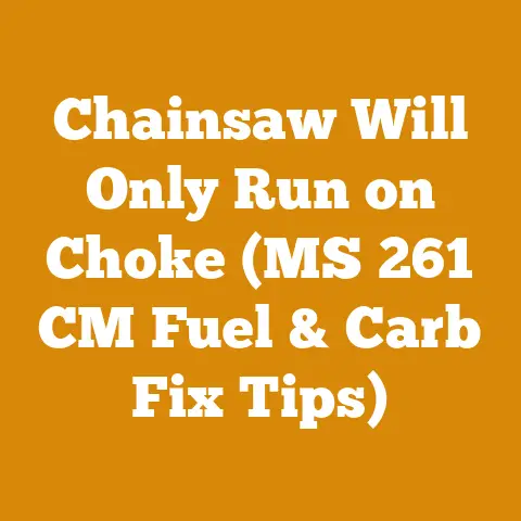 Chainsaw Will Only Run on Choke (MS 261 CM Fuel & Carb Fix Tips)