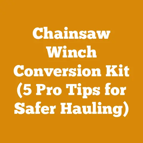 Chainsaw Winch Conversion Kit (5 Pro Tips for Safer Hauling)