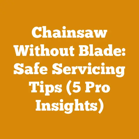 Chainsaw Without Blade: Safe Servicing Tips (5 Pro Insights)