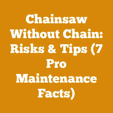 Chainsaw Without Chain: Risks & Tips (7 Pro Maintenance Facts)