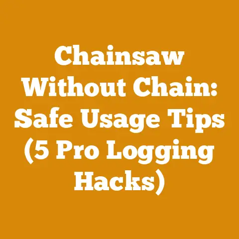 Chainsaw Without Chain: Safe Usage Tips (5 Pro Logging Hacks)