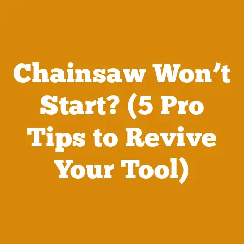 Chainsaw Won’t Start? (5 Pro Tips to Revive Your Tool)