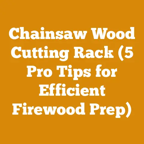 Chainsaw Wood Cutting Rack (5 Pro Tips for Efficient Firewood Prep)