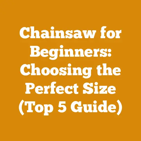 Chainsaw for Beginners: Choosing the Perfect Size (Top 5 Guide)