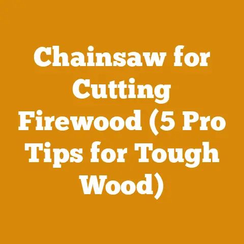 Chainsaw for Cutting Firewood (5 Pro Tips for Tough Wood)