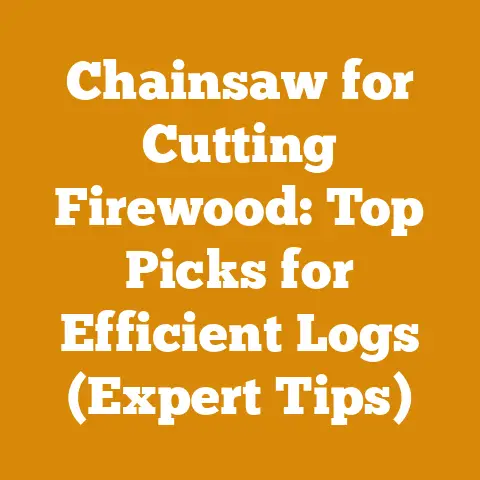 Chainsaw for Cutting Firewood: Top Picks for Efficient Logs (Expert Tips)