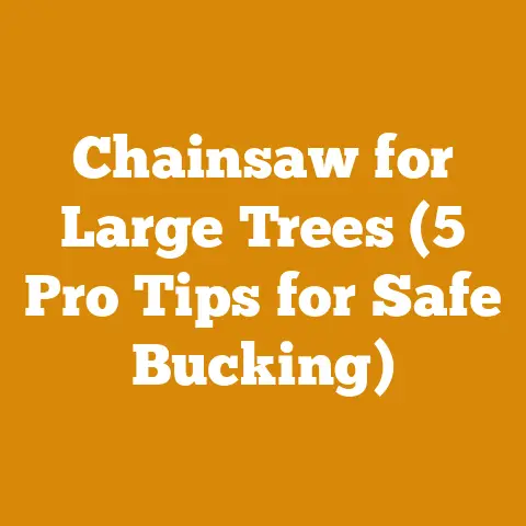 Chainsaw for Large Trees (5 Pro Tips for Safe Bucking)