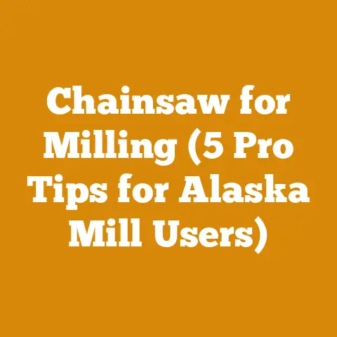 Chainsaw for Milling (5 Pro Tips for Alaska Mill Users)
