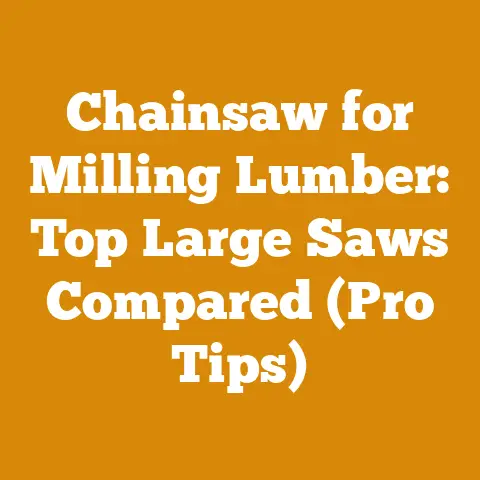 Chainsaw for Milling Lumber: Top Large Saws Compared (Pro Tips)