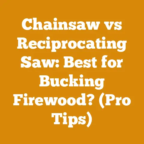 Chainsaw vs Reciprocating Saw: Best for Bucking Firewood? (Pro Tips)