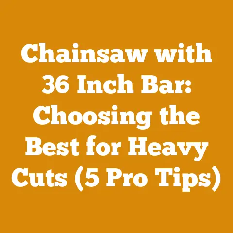 Chainsaw with 36 Inch Bar: Choosing the Best for Heavy Cuts (5 Pro Tips)