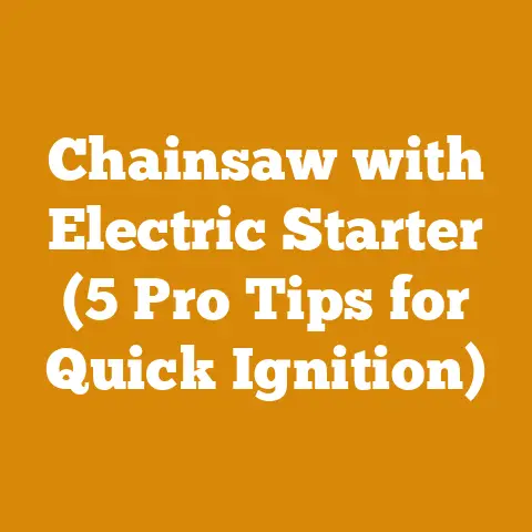 Chainsaw with Electric Starter (5 Pro Tips for Quick Ignition)