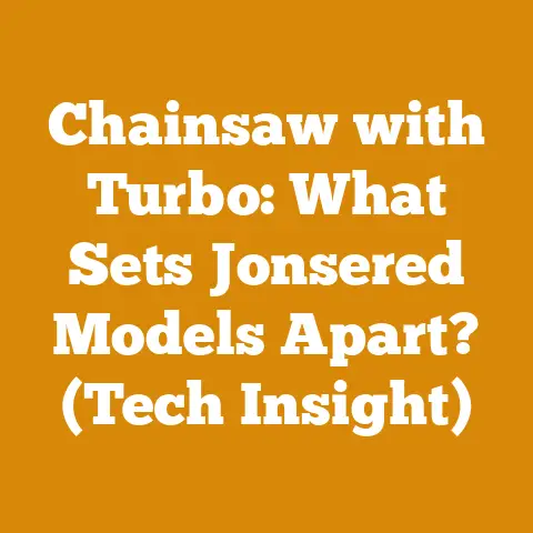 Chainsaw with Turbo: What Sets Jonsered Models Apart? (Tech Insight)