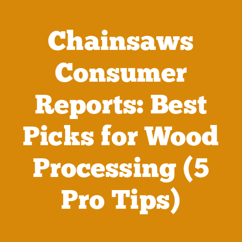 Chainsaws Consumer Reports: Best Picks for Wood Processing (5 Pro Tips)