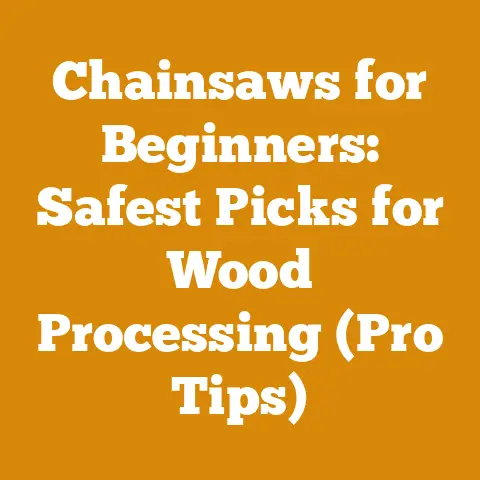 Chainsaws for Beginners: Safest Picks for Wood Processing (Pro Tips)