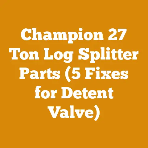 Champion 27 Ton Log Splitter Parts (5 Fixes for Detent Valve)