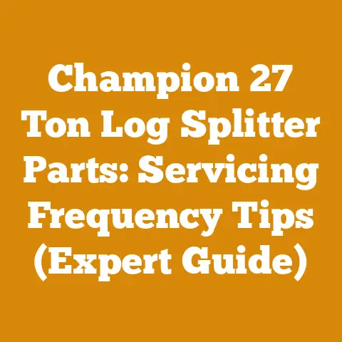 Champion 27 Ton Log Splitter Parts: Servicing Frequency Tips (Expert Guide)