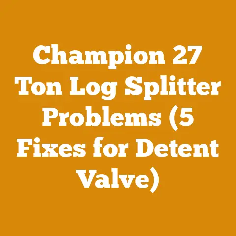 Champion 27 Ton Log Splitter Problems (5 Fixes for Detent Valve)