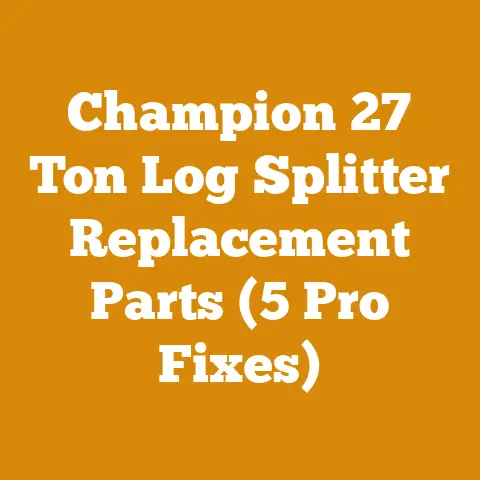 Champion 27 Ton Log Splitter Replacement Parts (5 Pro Fixes)