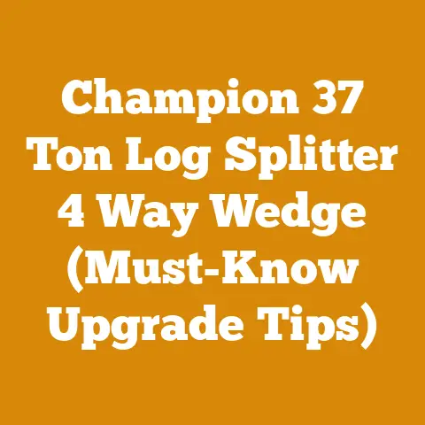 Champion 37 Ton Log Splitter 4 Way Wedge (Must-Know Upgrade Tips)