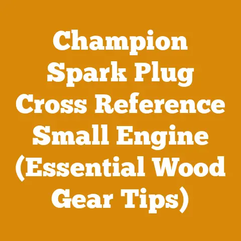 Champion Spark Plug Cross Reference Small Engine (Essential Wood Gear Tips)