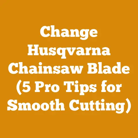 Change Husqvarna Chainsaw Blade (5 Pro Tips for Smooth Cutting)