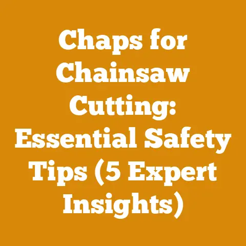 Chaps for Chainsaw Cutting: Essential Safety Tips (5 Expert Insights)
