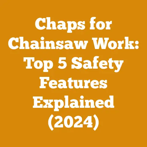 Chaps for Chainsaw Work: Top 5 Safety Features Explained (2024)