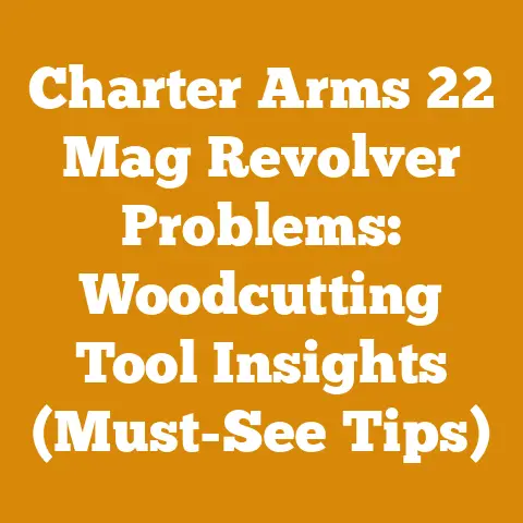 Charter Arms 22 Mag Revolver Problems: Woodcutting Tool Insights (Must-See Tips)